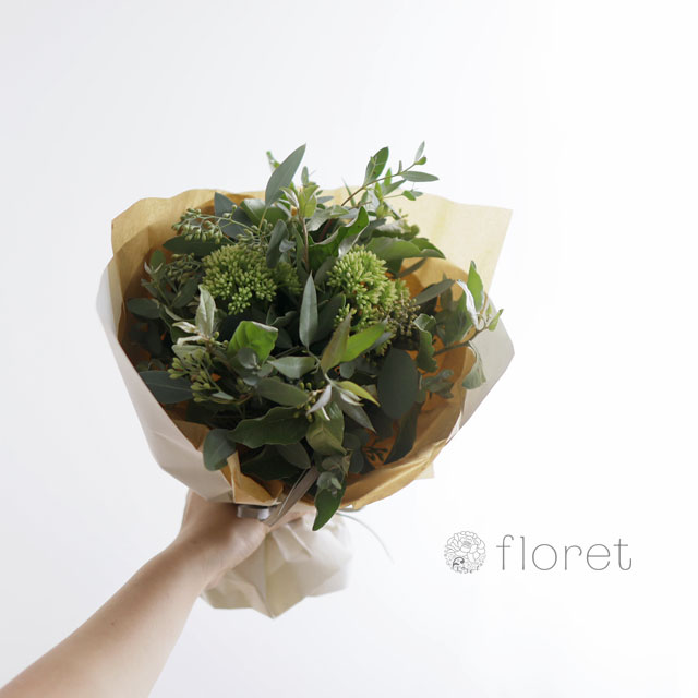 ナチュラルグリーンブーケ｜フラワーギフト・花の通販サイト「フロレット」