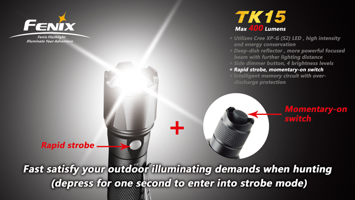 フェニックス LEDフラッシュライト（懐中電灯） 明るさ400ルーメン