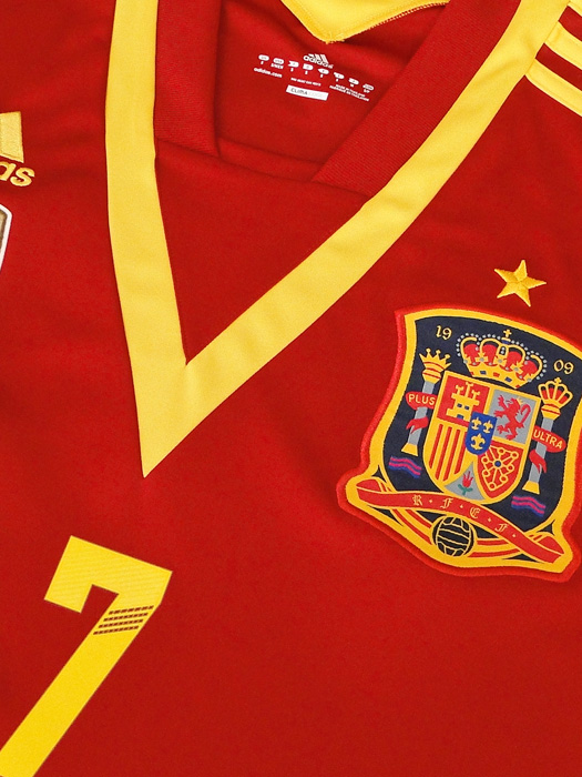アディダス) adidas/13スペイン代表/ホーム/半袖/ダビド・ビジャ/TV115