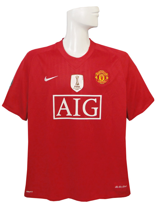 ナイキ) NIKE/08/09マンチェスターユナイテッド/CL/ホーム/半袖