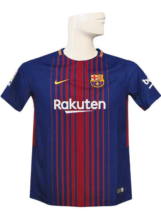 ナイキ) NIKE/17/18バルセロナ/ホーム/半袖/ジュニア用/楽天スポンサー