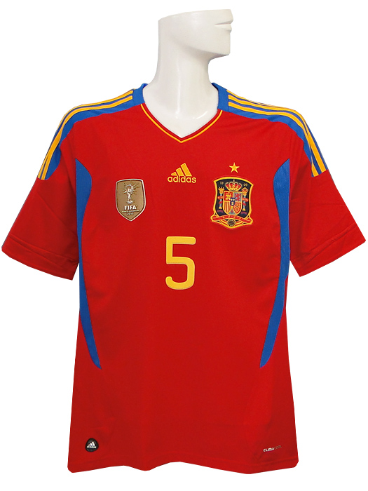 アディダス) adidas/11/12スペイン代表/ホーム/半袖/プジョル/RJ223