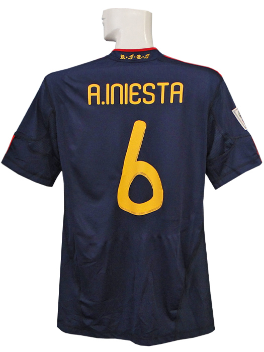 限定再入荷****(アディダス) adidas/10/11スペイン代表/アウェイ/半袖