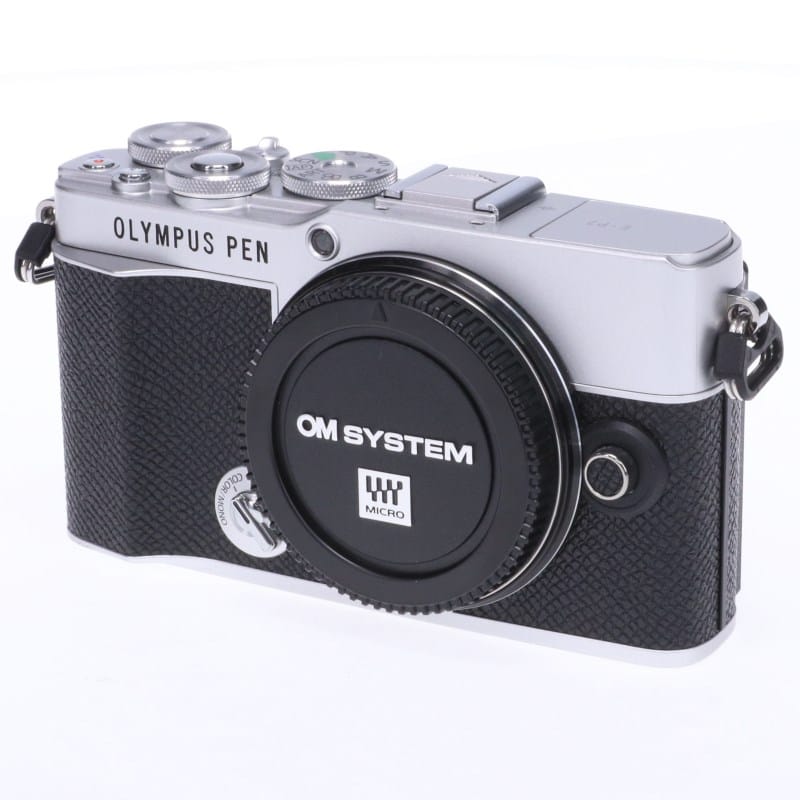 OLYMPUS／OM SYSTEM PEN E-P7 ボディー シルバー AB-ランク 中古