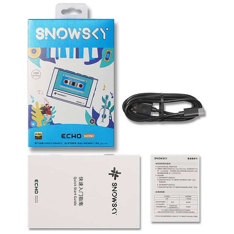 FIIO Snowsky ECHO MINI Sky Blue [FIO-SSEMINI-L] 新品｜フジヤエービック