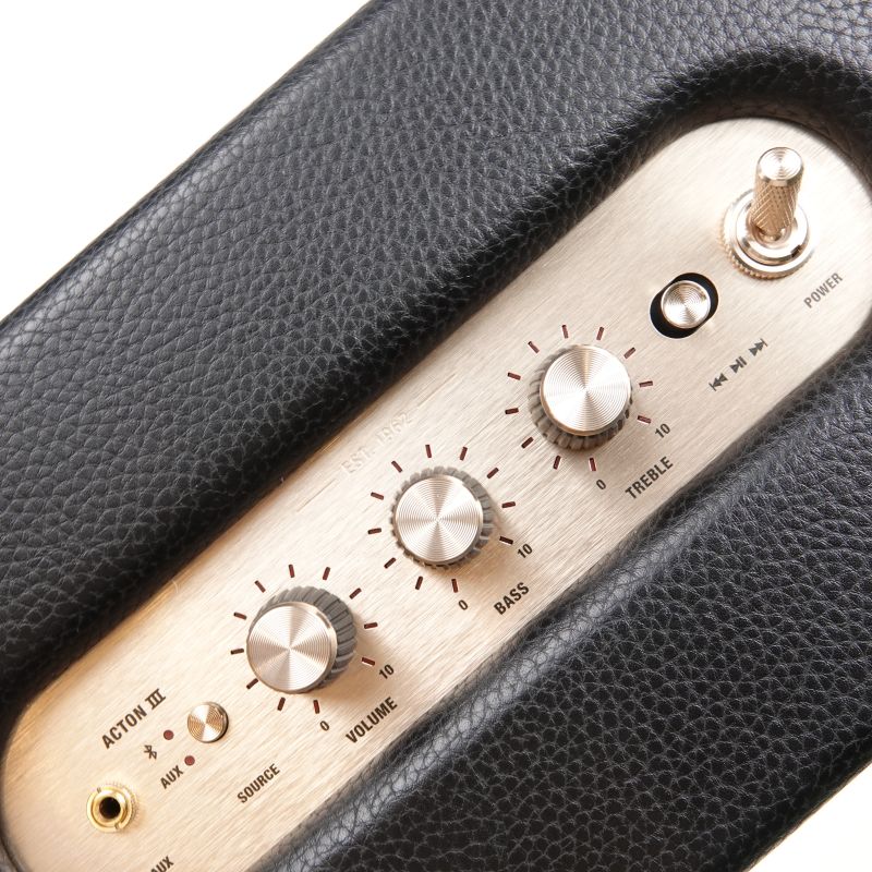 Marshall ACTON III BLACK [ACTON3BLUETOOTH-BLACK] AB+ランク 中古
