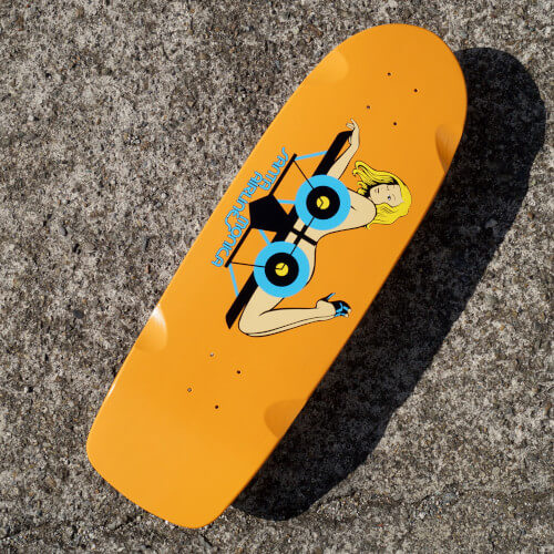 サンタモニカエアラインスケートボード ガールオンプレーン / SMA Girl