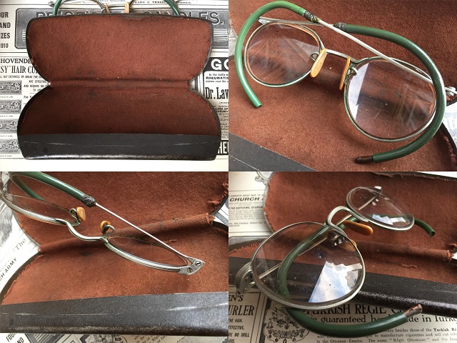 50s Vintage American Optical Metal Glasses Case (AL880) - 2000toys