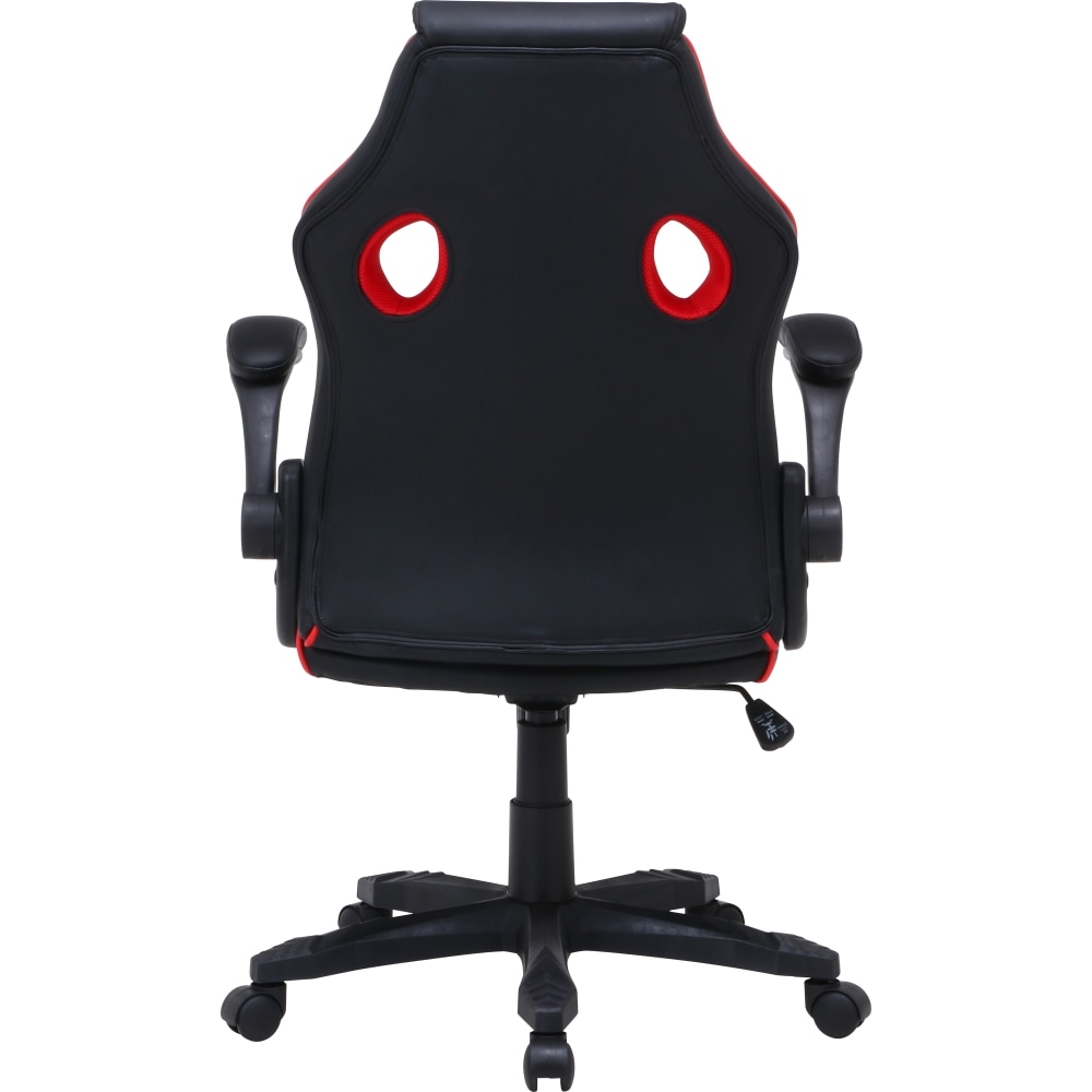 不二貿易 ゲーミングチェア シグナル レッド 回転式 リクライニング