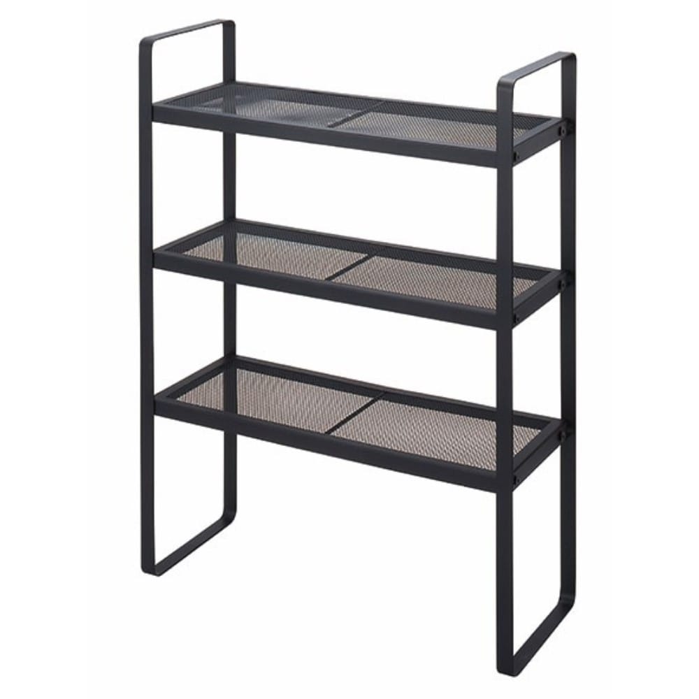 LIFELEX 3段メッシュラック 5524－66 ブラック(ブラック): 家具