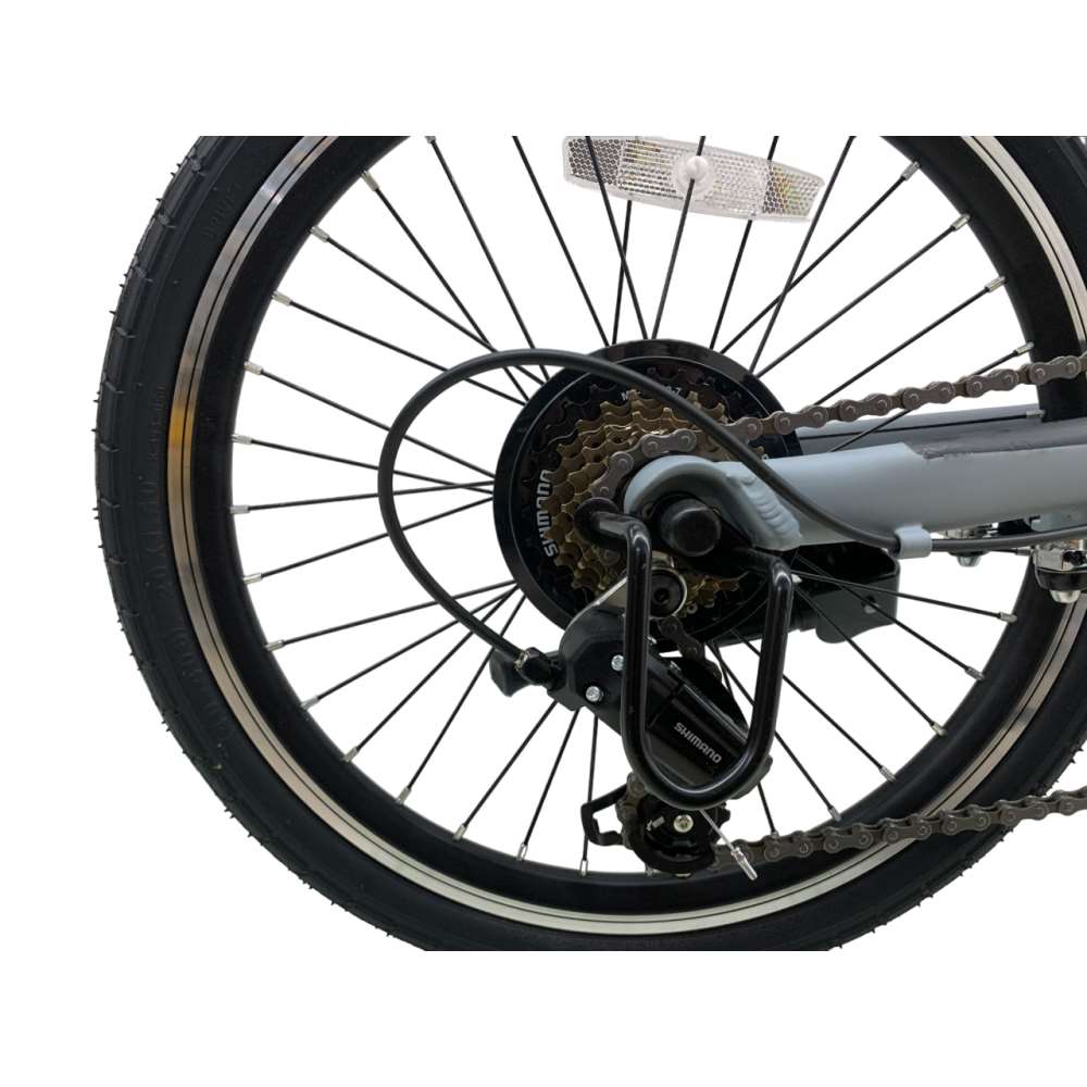 SOUTHERNPORT 20型アルミ折りたたみ自転車 外装7段 グレー: カー