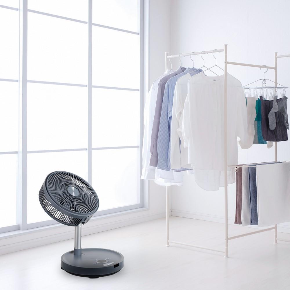 シィーネット 折り畳みができるDC 扇風機PaTaFAN グレー