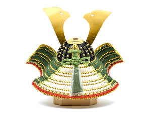 五月人形 兜 / 朝比奈朔太郎 / 禅zen B（萌黄沢瀉威） / おしゃれ