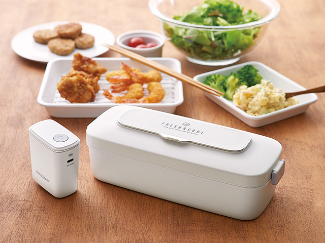 真空ランチボックス KVL-0800/W｜コーヒーメーカー/ヨーグルトメーカー