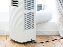 除湿機能付きポータブルクーラー KPC-0731/W｜タワーファン