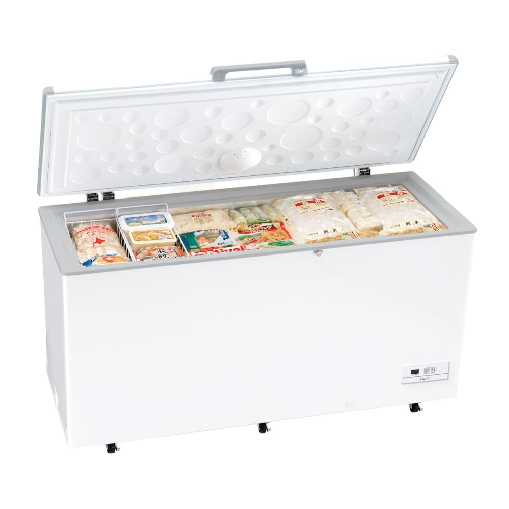 ハイアール フリーザー 上開き冷凍庫 519L ホワイト JF