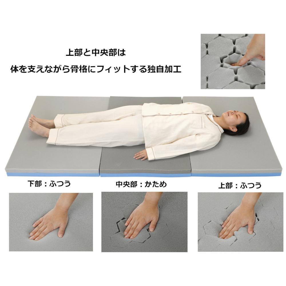 トゥルースリーパー エアフリー7．0 三つ折りタイプ シングル の通販