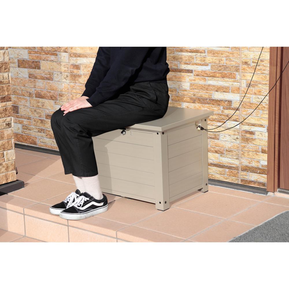 グリーンライフ アルミベンチ型宅配ボックス レシーボ TRA－54 の