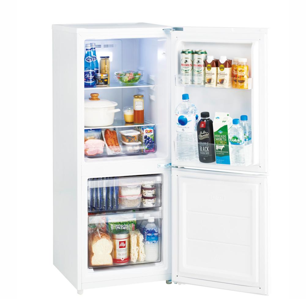 ハイアール 2ドア冷蔵庫 140L ホワイト JR－NF140P（W