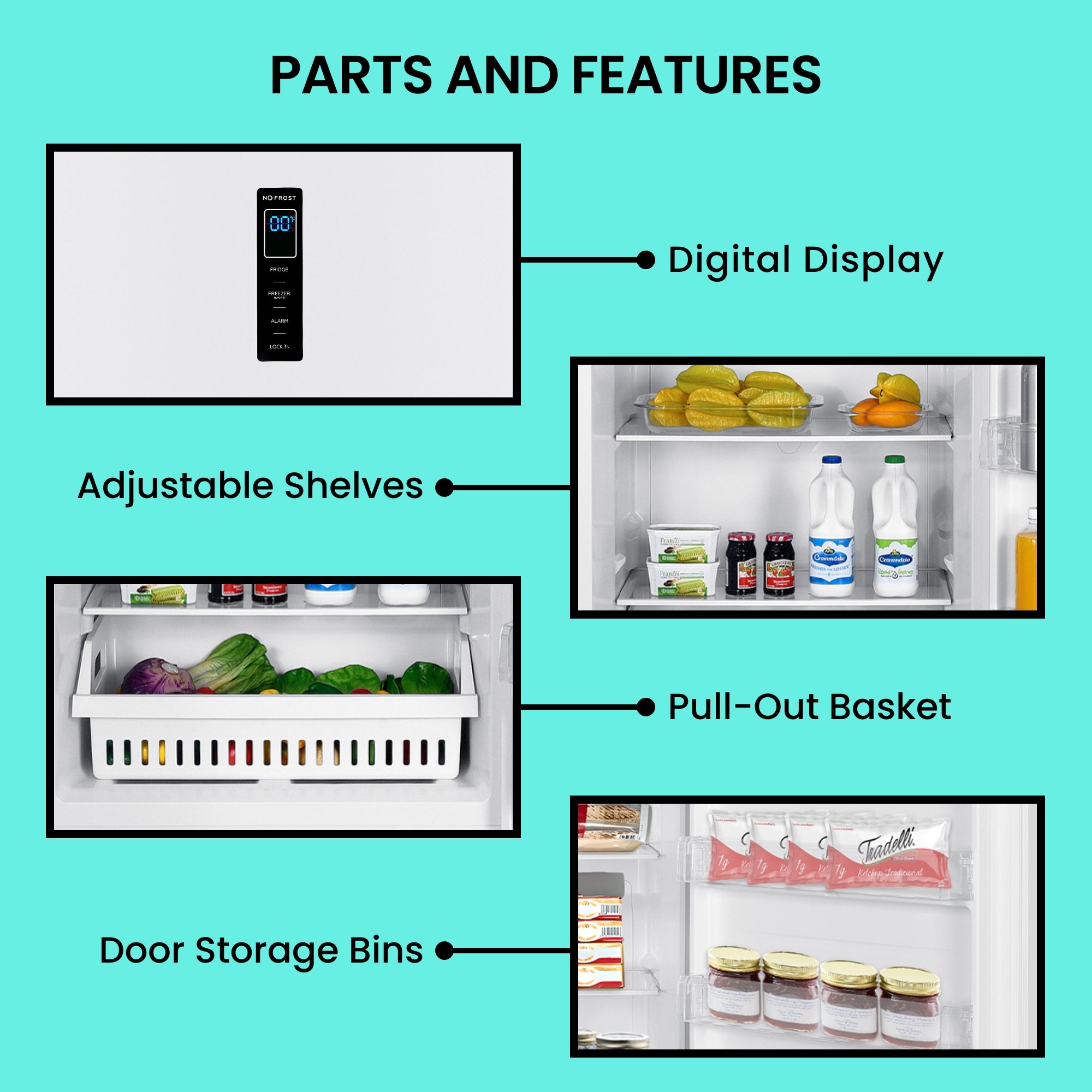 Koolatron Upright Convertible Freezer/Refrigerator | White | 21 Cu Ft