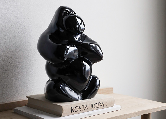 コスタ ボダ MY WIDE LIFE オブジェ ゴリラ ブラック オブジェ