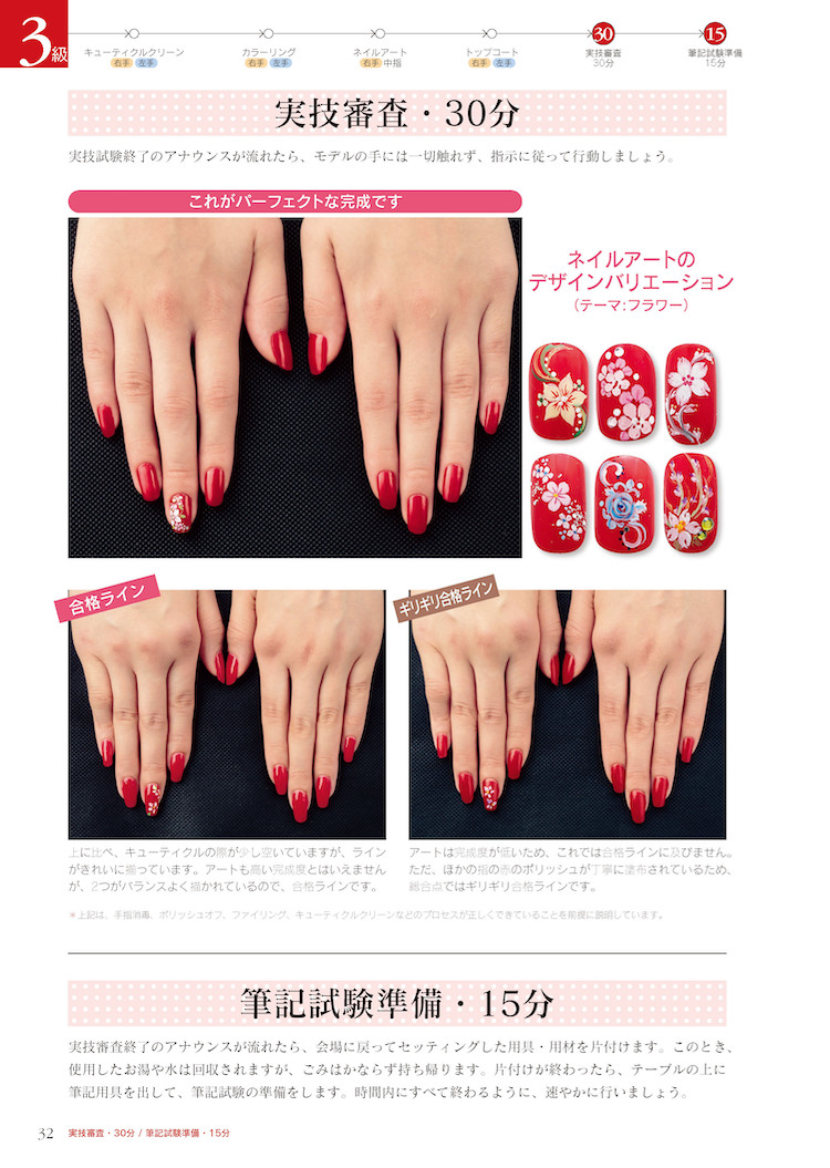 Yuuri☆ ネイリスト技能検定試験用JNEC認定 一式セット3級 ネイル検定