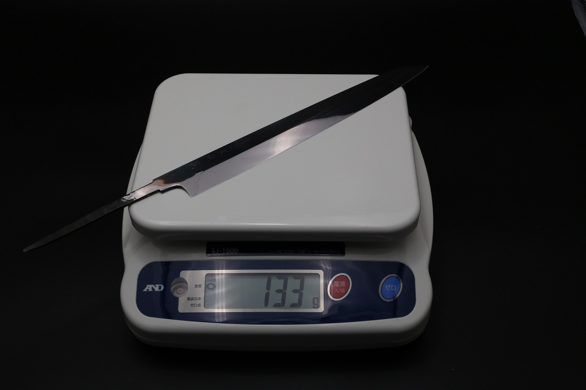 切付柳刃 白二鋼 水本焼-歌舞伎ナイフ