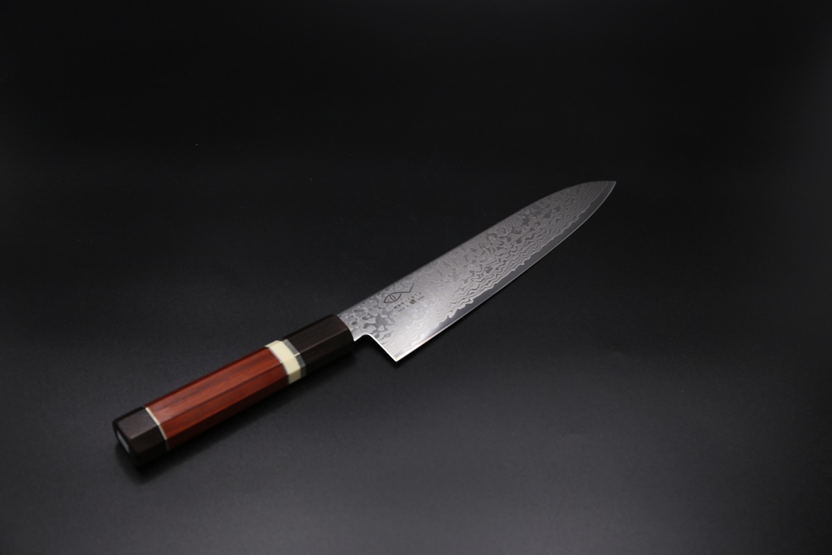 牛刀 ZA-18 210mm 69層 赤松柄 MAHITOTU ブランド-歌舞伎ナイフ