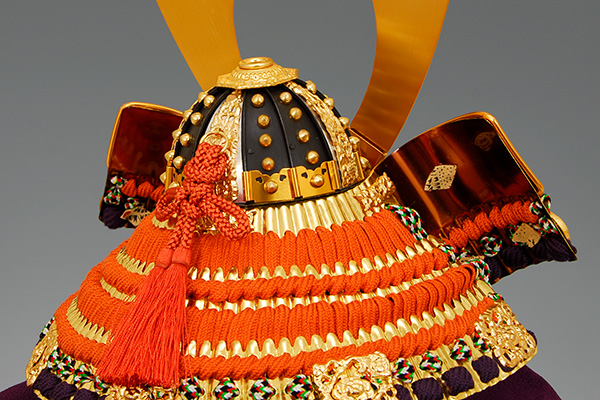 五月人形 K-403 京兜平飾り 12号 裾裏金具之兜【京甲冑】｜雛人形、五