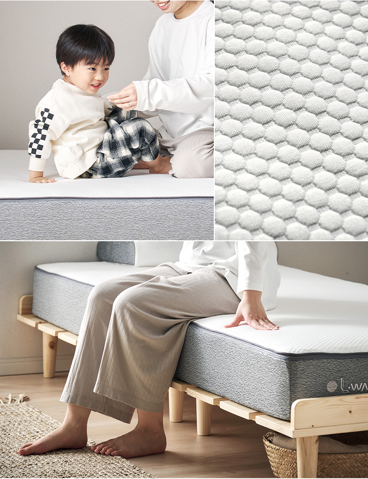 3年保証 マットレス L・WAVE(エル・ウェーブ) シングルサイズ 97x195cm