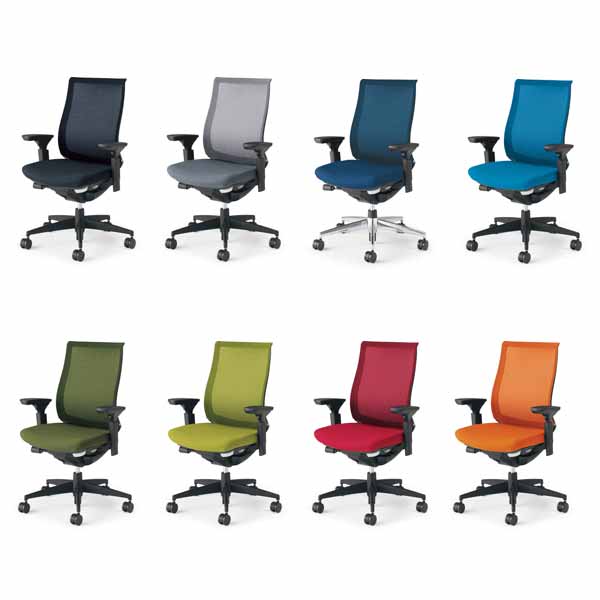 コクヨ(KOKUYO) ベゼル(Bezel) 樹脂タイプ モデレートタイプ 可動肘