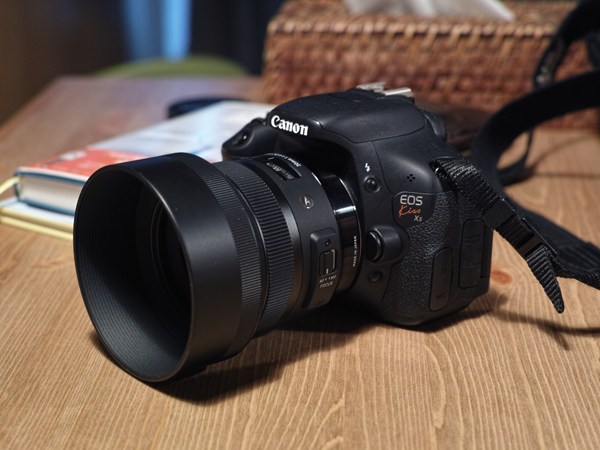 30mm F1.4 DC HSMを借りて