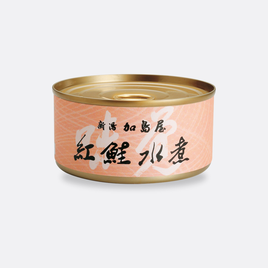 新潟加島屋インターネットショッピングサイト／公式通販 - 紅鮭水煮 缶詰