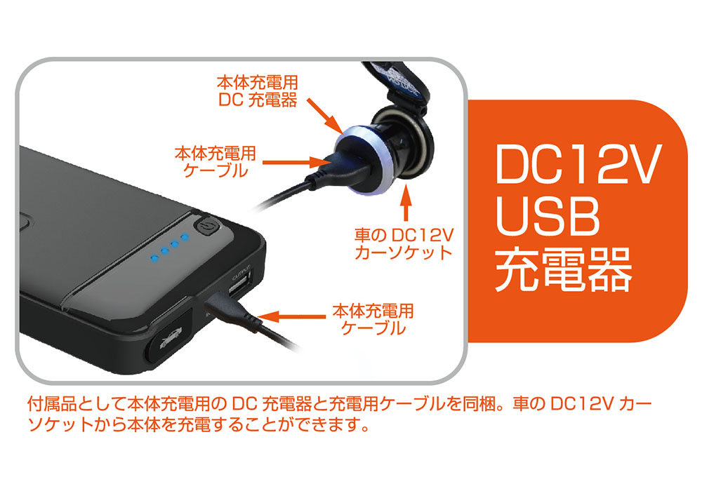 ジャンプスターター 4000mAh – カシムラ