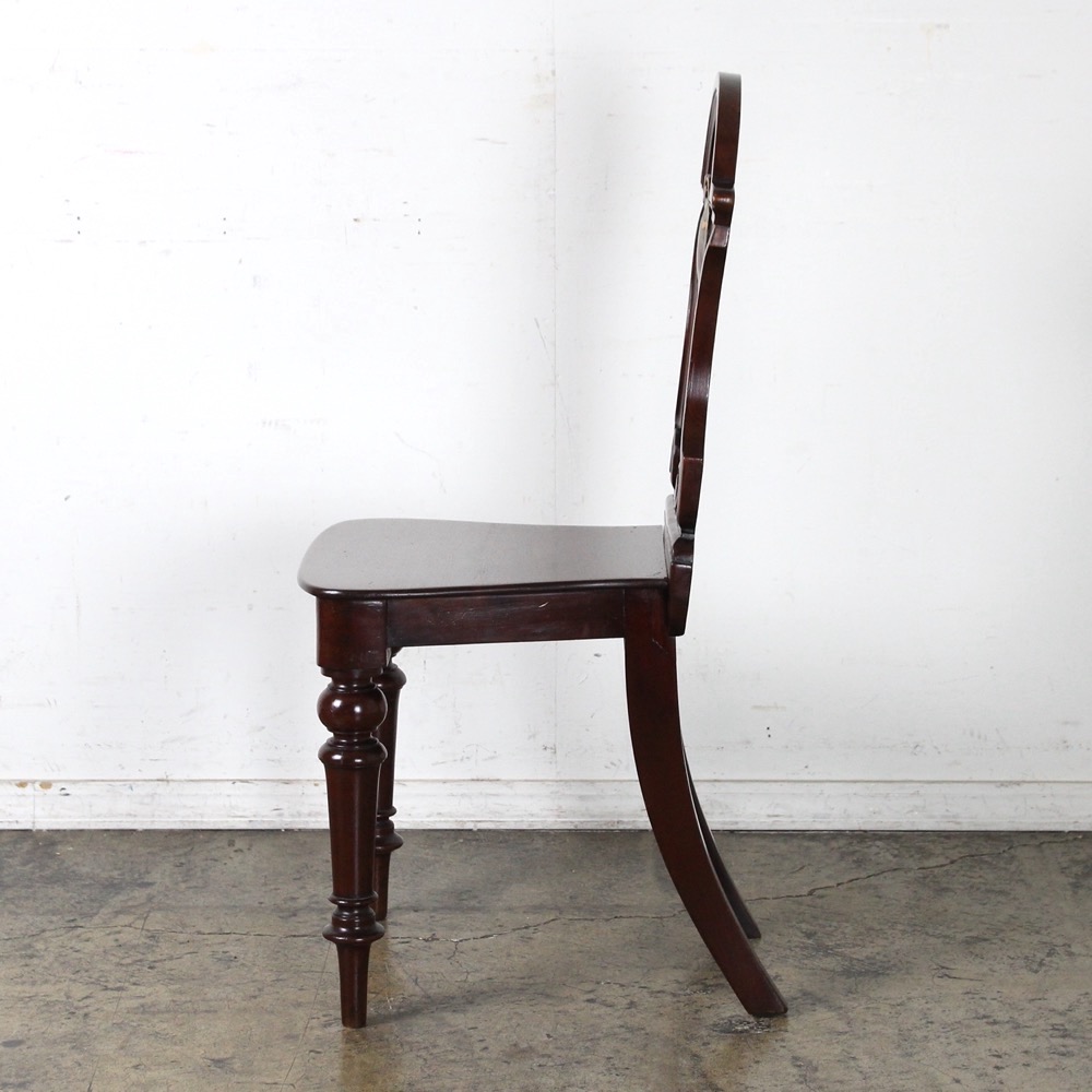 イギリス アンティーク マホガニー ホールチェア | キヤアンティークス