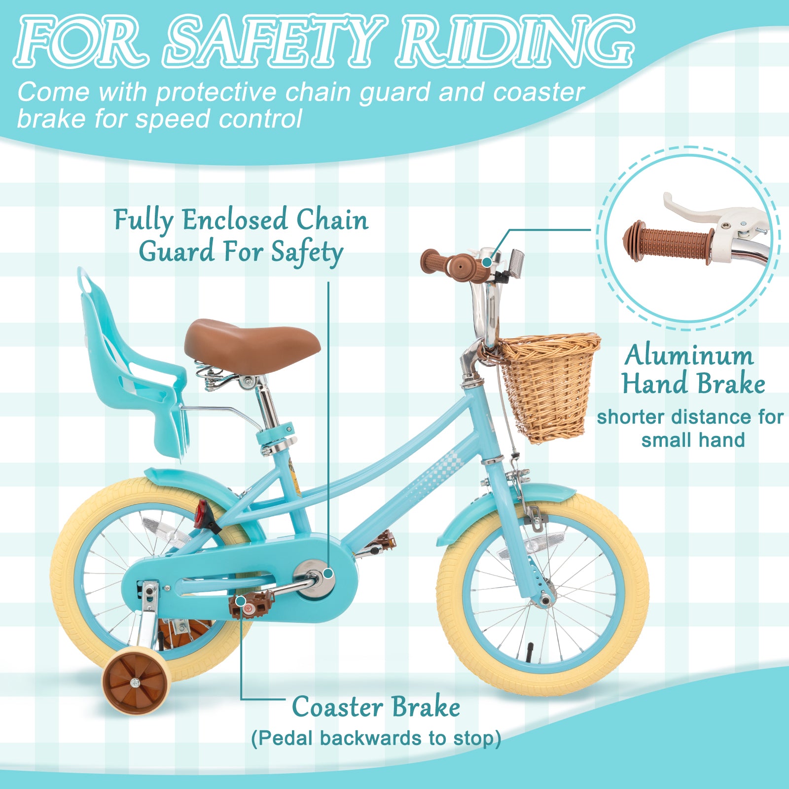 XJD Kids Bicycle for Toddlers and Children 3+ Years Old, 12 14 16 20 i