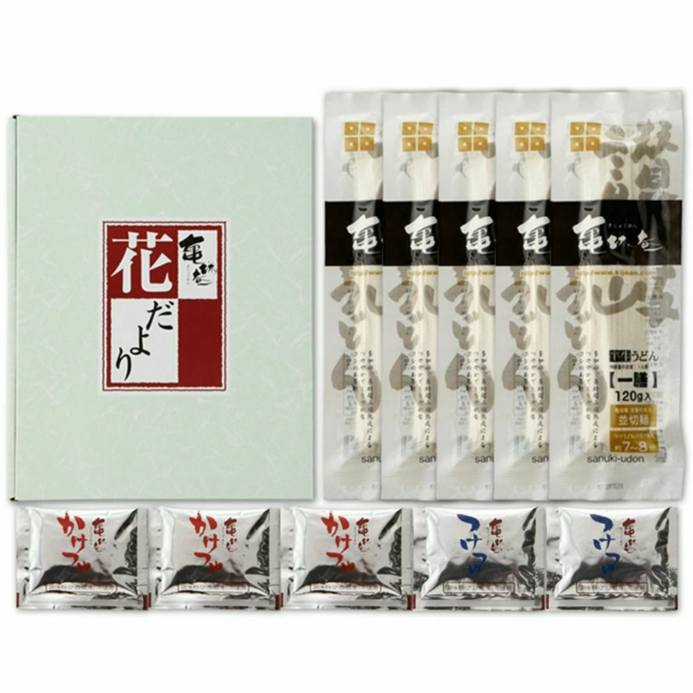 一膳うどんのギフトセット（つゆ付き）【花セット】【FL-80512】引越