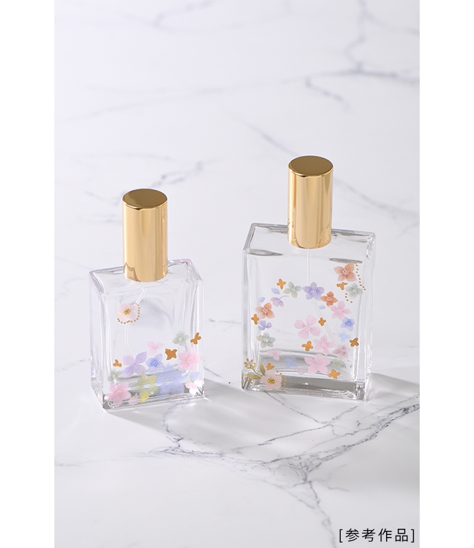 ガラス 50香水瓶 （メゾン）ゴールド | キルンアート