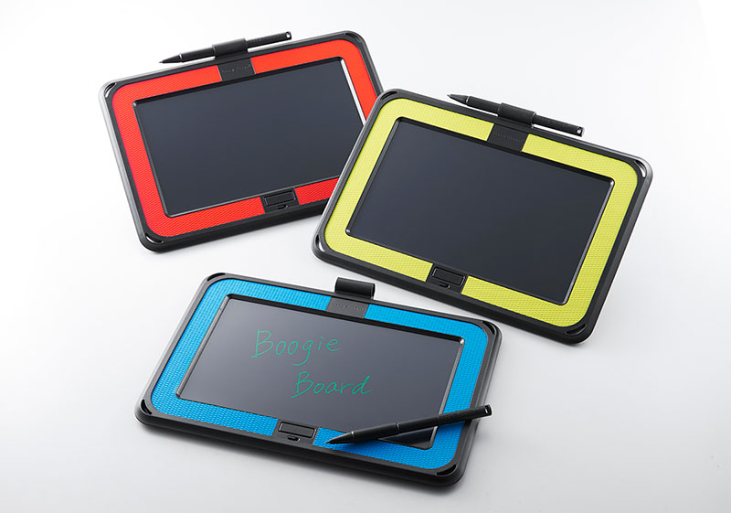 ブギーボード」シリーズに、衝撃をやわらげるラバーケース付きが登場