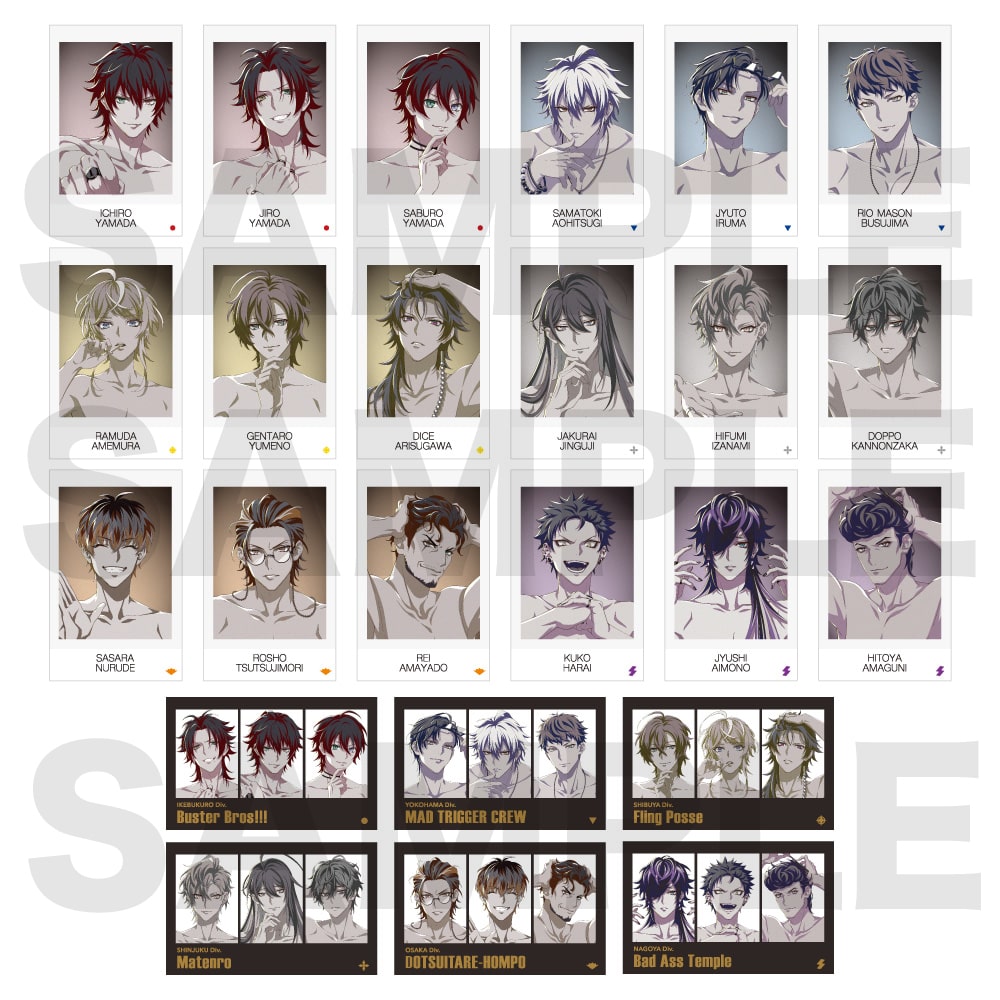 トレーディングチェキ風カード(LIVE ANIMA Ver．) ヒプノシスマイク