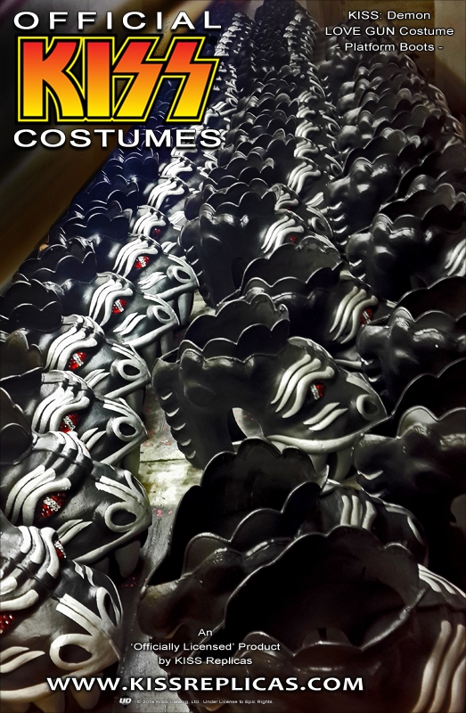 KISS: The Demon LOVE GUN Official Boots