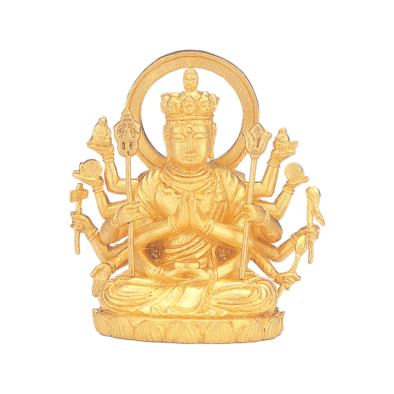 株式会社MERFオンラインショップ【KUROTANI】純金 千手観音 2.6cm