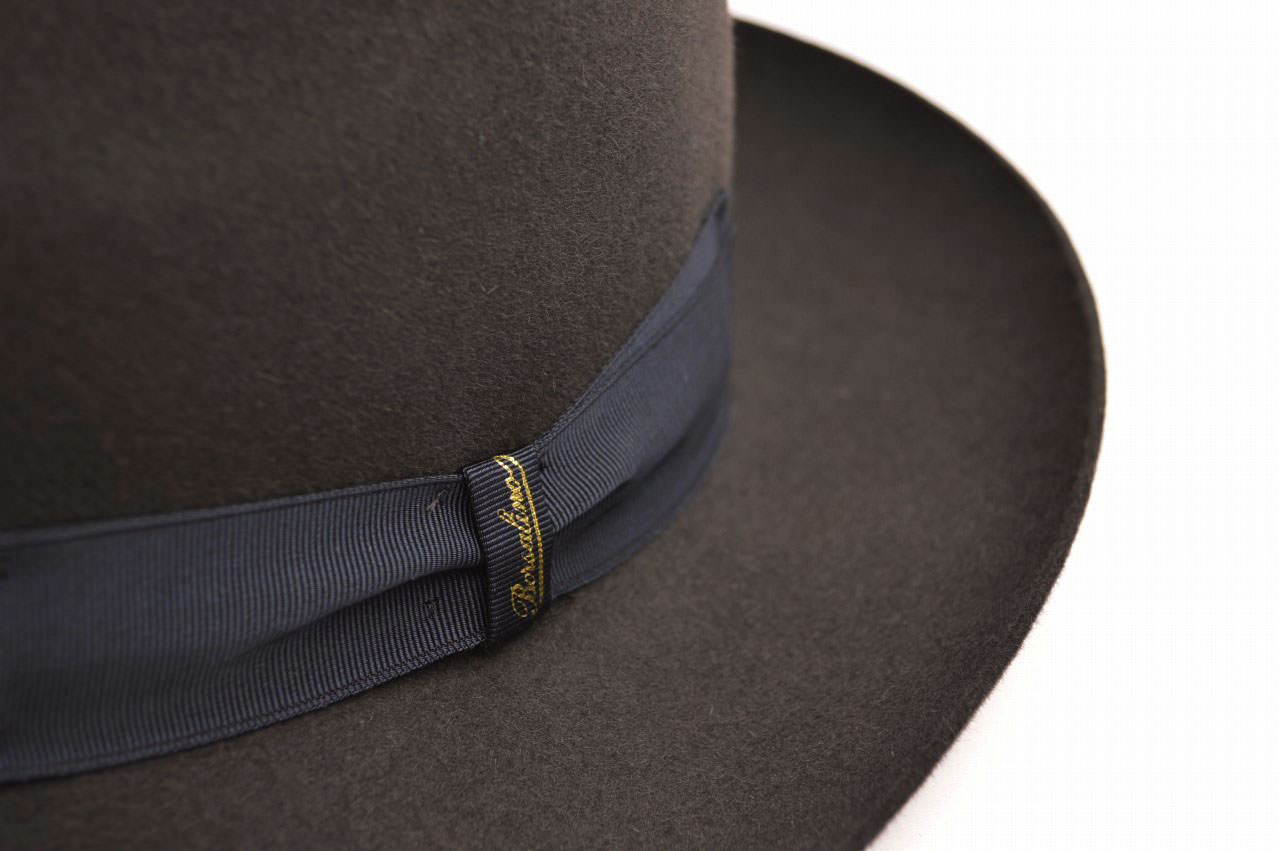ボルサリーノ マレンゴ ファーフェルトハット つば約6.5cmモデル