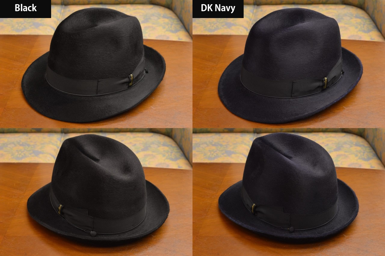 ボルサリーノ QS SPECCHIO スペッキオ ファーフェルト ハット 114630