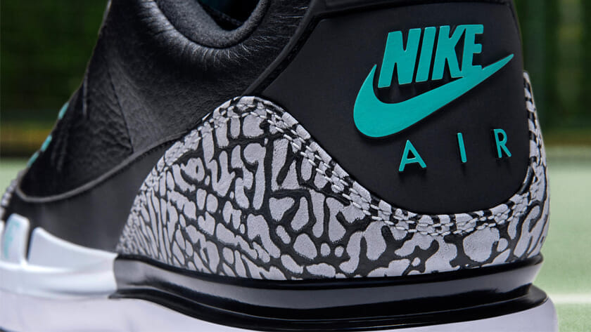 芝の王者ロジャー・フェデラーと、ナイキのコラボレーションスニーカー