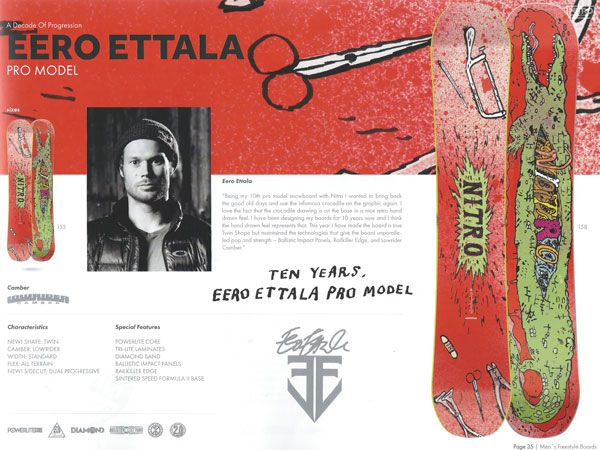 NITROナイトロ | EERO ETTALAエーロエッタラ PRO MODEL | 15-16モデル