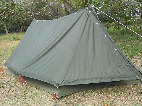 米軍テント シェルターハーフ フルセット （NEW OR LIKE