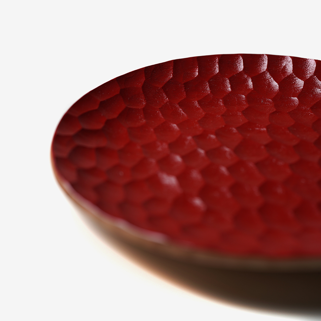 バーベキュー・調理用品 Akihiro Plate Urushi Hybrid Red 210