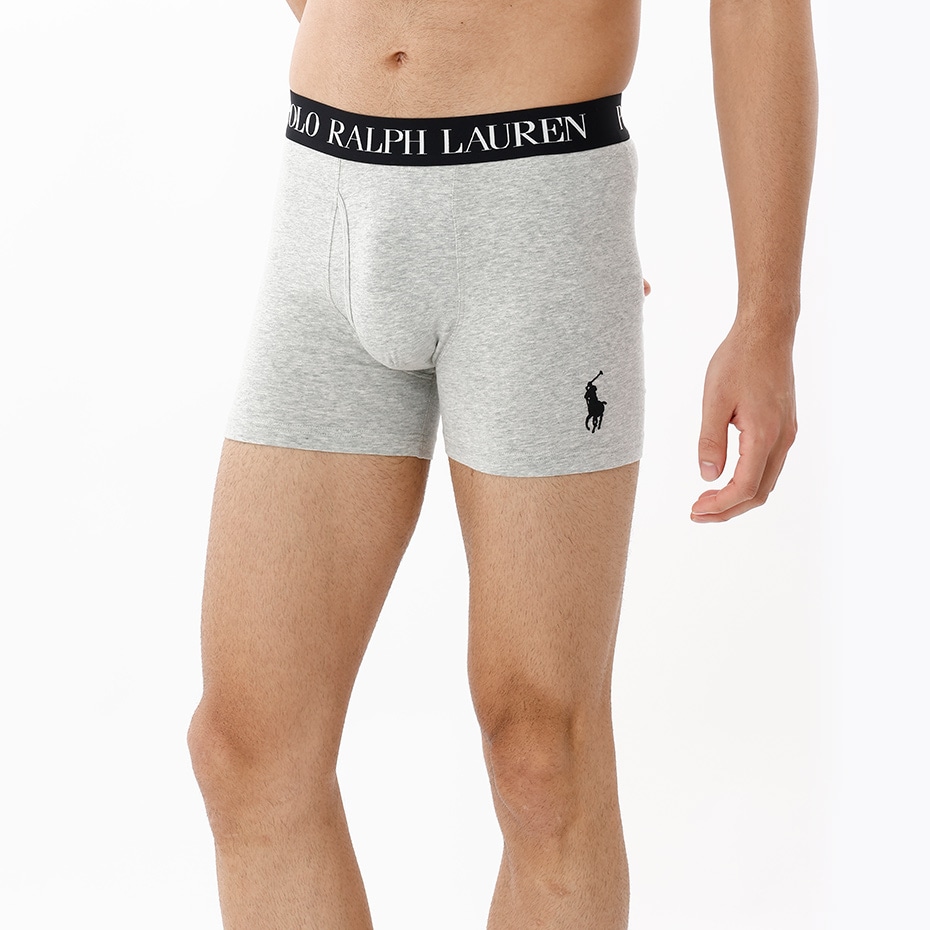 ボクサーブリーフ PP刺繍 ヘザーグレー | ポロ ラルフ ローレン メンズ