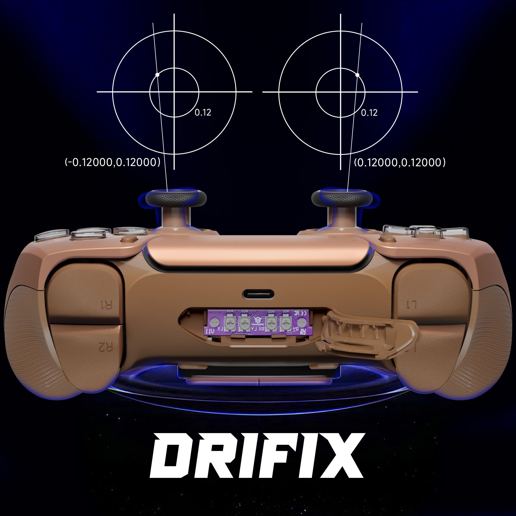 HexGaming Ultimate Pro PS5 Controller | Adjustable Triggers